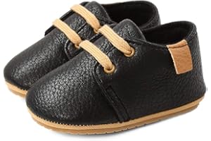 LACOFIA Sneakers per Neonato Scarpine Oxford Scarpe Primi Passi Antiscivolo per Bambino