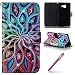Produktbild Galaxy A3(2016) Schutzhülle, Hpory Bling Kristall Glitzer Strass Brieftasche PU Leder Hüllen mit Kredit Kartenfächer Tasche Schutzhülle Etui für Samsung Galaxy A3(2016) + 1 x Hpory Stylus-(Blumen)