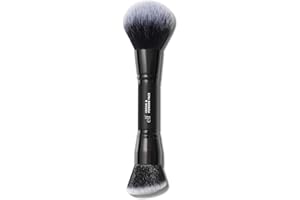 ‎E.L.F. e.l.f. Dual-Ended Cream + Powder Brush, Zwei-In-Eins-Makeup-Pinsel Für Einen Wunderschönen, Luftigen Teint, Vegan & Tierversuchsfrei