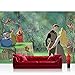 Produktbild Vlies Fototapete 312x219cm PREMIUM PLUS Wand Foto Tapete Wand Bild Vliestapete - Disney Tapete Dornröschen Sleeping Beauty Kindertapete Zeichentrick Tiere Feen grün - no. 2000