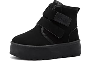 Jifenkla Stivali Scarpe Donna Invernali, Pelosi Stivaletti Platform Scarponcini Scarpe Da Neve Pelosi Comode Moon Boots, Stivaletto Stivali Caldi Invernale per Esterni