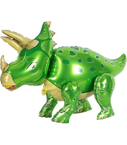 Ginger Ray Grüne Dinosaurier-Wimpelkette – Mit Spikes, Kein Helium Nötig, Für Dino-Partys