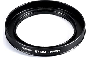 Tilta 67mm Lens Attachments Adapter Ring for MB-T15 Mini Clamp-on Matte Box Camera Lens Adapters MB-T15-67