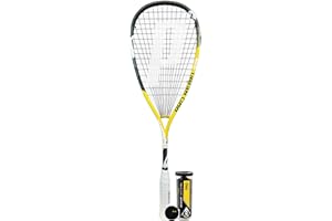 RACKETWORLD Prince Pro Rebel 975 O3 Squash Racket including Full Protective Cover & 3 Squash Balls **RRP £159.99**