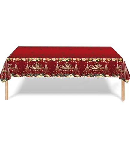 BELUM Nappe De Noël En Résine Anti-tâches, Taille 300 X 140 Cm
