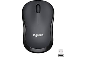 Logitech M221 Wireless Mouse, Silent Buttons, 2.4 GHz with USB Mini Receiver, 1000 DPI Optical Tracking, 18-Month Battery Lif