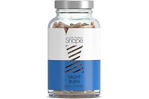 My perfect Shape NIGHT BURN - 120 Nacht Kapseln, Vegan - 8-in-1 Stoffwechsel Komplex mit Cholin & Vitamin B6 - Melatonin, L-Carnitin, Garcinia Cambogia Extrakt (60% HCA), Mango, Akazienfasern u.v.m
