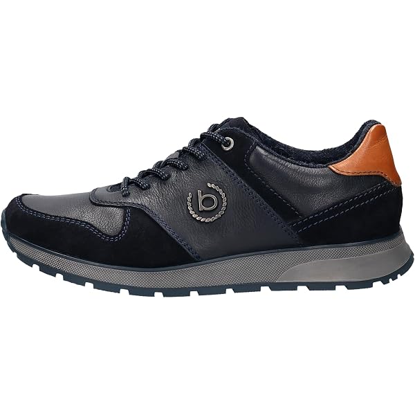 Bugatti 331-ag808 Scarpe Stringate Uomo – Colori Cognac E Blu – Vestibilità Comoda - 4