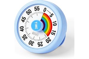 flintronic 60 minuters nedräkning för barn, visuell timer, för inlärning, tidseffektiv, matlagning