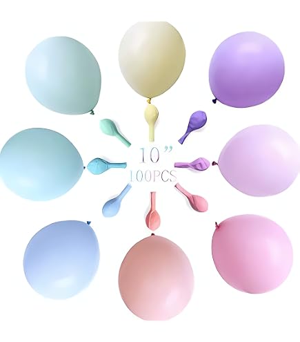 G.C 50 Stück Luftballons In Pastell-Farben – 12 Zoll, Für Geburtstag, Baby Shower, Hochzeit & Party-Deko
