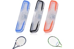 Agatige Amortiguador de La Raqueta de Tenis, Amortiguadores de Vibración de La Raqueta de Bádminton Dumperadores de Raqueta de Tenis de Silicio Suave de 3 Piezas para Accesorios de Raqueta de Tenis