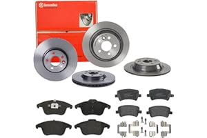 BREMBO BUNDLE Bremsen Set Bremsscheiben Bremsbeläge Brembo vorne hinten für für Ford Galaxy WA6 S-Max