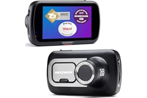Nextbase 522GW - Caméra Dash pour Voiture série 2 - Caméra HD DVR 1440p / 30ips - Modules d'enregistrement Avant et arrière - Angle de Vision de 140 ° - Wi-FI et Bluetooth - Alexa - GPS