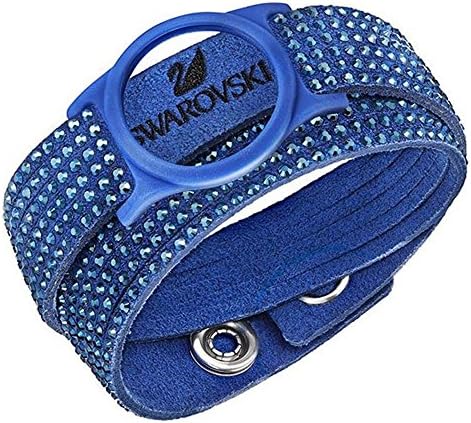 Swarovski Slake AC Activity Crystal Carrier Bracelet Women's Fabrics Blue 36 cm – 5225829