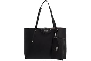 Guess ECO Brenton Tote, Sacs à Main Femme, Schwarz