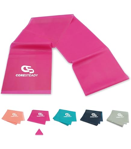Fitnessbänder 5er-Set - Widerstandsbänder Mit 5 Stufen, Für Muskelaufbau, Yoga, Inkl. Anleitung