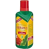 Seramis Flüssiger Pflanzendünger mit Dosierhilfe für alle Blühpflanzen, Vitalnahrung, 500 ml, Grün