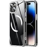 Tigowos iPhone 15 i&ccedil;in Manyetik kılıf MagSafe 15FT Damla Dayanıklı Anti-Sararma Ağır Darbeye Dayanıklı Arka Kapak iPhone 15 T