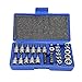 Produktbild TOOGOO 2018 Neue 34 Stueck Steckschluessel Set Auto Reparatur Tool Blau