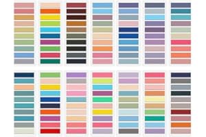 VYLRO 2800 Pezzi Segnapagina Adesivi,14 Stili Note Adesive Morandi con Pagina Trasparente,Colorati Segnapagina,Adesivi Colorati Indice,Segnalibri Adesivi Sticky Notes Trasparenti,per Indice,Classificazione