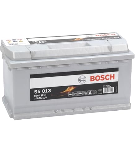 Batterie Auto Bosch S4 013 - 95Ah 800A - 12V Plomb-Acide - Pour Véhicules Sans Start/Stop - Polarité Gauche (-)