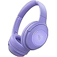 DOQAUS Headphones Wireless, Bluetooth Headphones with 3 EQ Modes, 70 Hrs Play Time, HiFi Stereo Foldable Wireless Headphones, Over Ear Headphones with Voice Assistant, Built-in Mic for Phone/PC(Purple