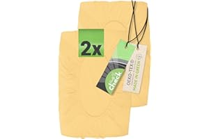 Emily´s Check 2-pak naciągów na poduszkę pod kark poduszka zdrowotna 1596.2323, morelowy