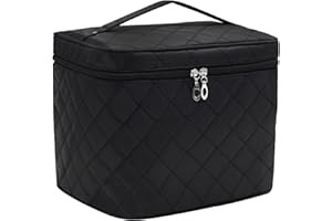 YUKNEES Trousse de Maquillage, Trousse de Toilette Femme Grande Taille,Sac Organisateur,Sac de Toilette Cosmétiques Portable avec pour Les Adolescentes et pour Les Femmes