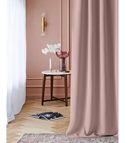 NICETOWN Warmtegordijn, koudebescherming, saliegroen, gordijnen, 220 cm lang, verduisteringsgordijn, kinderkamer, overgordijnen, woonkamer, gordijnen met inslagringen, set van 2, saliegroen H 220 x B