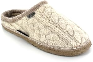 GIESSWEIN Hausschuhe Neudau - Warme Filz Pantoffeln für Damen & Herren, rutschfeste Pantoletten für Zuhause, Unisex Slippers