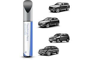 PARTS4EV 992/7992 Selenita Gris Metálico Pintura de retoque para Mercedes-Benz C/E/G/S/SL/CLS/GLC/GLE/GLS/SLC/2016 Serie SLK – Coincidencia exacta – retoque de arañazos y astillas