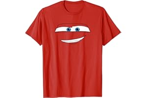 Disney Pixar Cars Lightning McQueen Big Face Camiseta