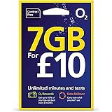O2 SIM Card UK & EUROPE (ROAM FREE) PAYG £10 Bundle -7GB DATA + Unltd Texts & Mins + International Calling Option - (Love2sur