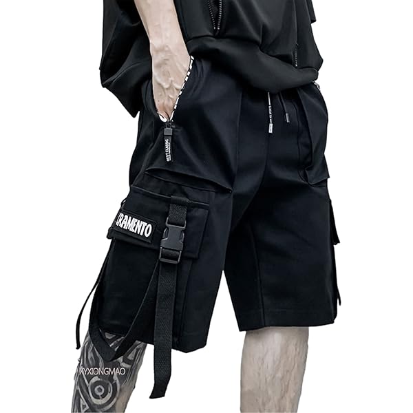 Hello MrLin Herren Techwear Japanisches Harajuku Streetwear Hip Hop Kurzarm T-Shirt Hello MrLin Herren Techwear Japanisches Harajuku Streetwear Hip Hop Kurzarm T-Shirt