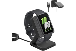 CUIFATI Ładowarka do Zegarka Fit 3, Magnetyczna Bezprzewodowa Stacja ładująca z Kablem USB, Przenośna, Wydajna i Bezpieczna Stacja ładująca do Smartwatcha Zamienna do Stacji