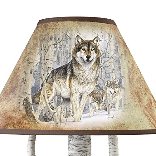 'Spirits Of The Forest' Wolf Lamp By The Bradford Exchange