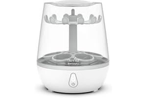 Nuvita STERIEASY Pro Digital 1084 - Sterilisateur Biberons Electrique à Vapeur - Stérilise 6 Biberons en 6 min - Compatible Biberons en Verre et Larges - Sans BPA - Marque Européenne