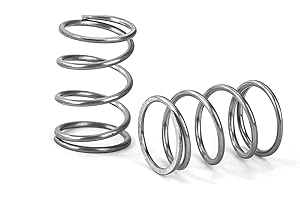 GUNGY Molle Compressione 15mm Molla in Acciaio Inossidabile 304 Diametro Filo 0,85mm Diametro Esterno 10mm Forza Molla 1,2kg 10 Pezzi