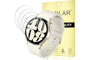 KIMILAR 4 Pack Screen Protector compatible with Samsung Galaxy Watch 7/6 / 5/4 40mm, Tempered Glass Screen Protector Cover for Galaxy Watch 4/5 / 6/7 40mm, HD 9H Hardness Scratch Resistant