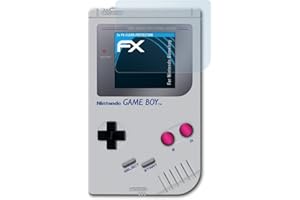 atFoliX Schutzfolie kompatibel mit Nintendo GameBoy Folie, ultraklare FX Displayschutzfolie (3X)