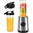 Frullatore Portatile Sangcon | 2 Bottiglie Tritan 600ml Senza BPA | Lame Acciaio Inox - Foto 7