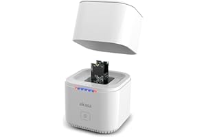 Akasa DuoDock MX,Dual M.2 PCIe NVMe SSD Docking Station con clone offline,Fino a 10 Gbps,Per chiave M.2 PCIe M e SSD chiave B+M,AK-DK09U3-WHCM