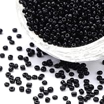Lot De 1000 Perles De Rocaille Bleu Multicolore 2mm (12/0) - Pour Création Bijoux, Broderie - Fabriqué En France
