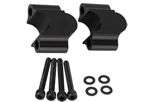 VOBOR Mano Bar Riser- 7/8 '' de 22 mm aleaci¨®n de aluminio handbar vertical de la motocicleta handbar abrazadera elevada Compatible con KAWASAKI YAMAHA SUZUKI DUCATI Victoria