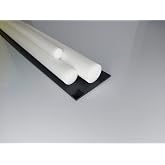 Barre PTFE Teflon Rond Ø50mm Longueur 100mm - Jonc Plein Blanc