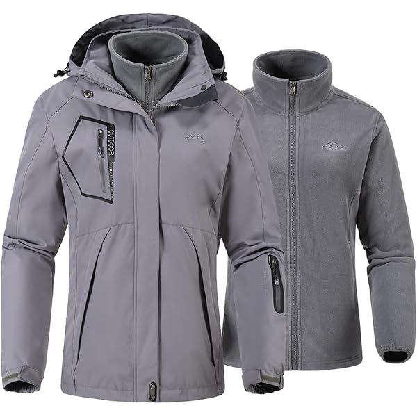 OutPro Skijacke Damen Mit Wasserdichte Regenjacke W Produktbild-Vorschau 7