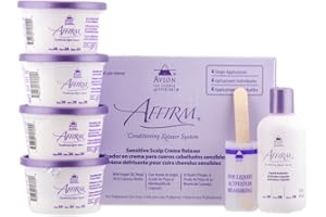 AVLON AFFIRM AFFIRM CONDITIONING RELAXER SYSTEM SENSITIVE SCALP CREME RELAXER 4 APPLICATIONS