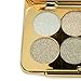 Ucanbe 6 Color Diamon Flash Shimmer Glittering Eyeshadow Palette Dramatic Eye Makeup Kit,No.1