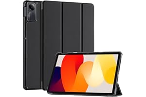 Cobak pour Xiaomi Redmi Pad SE Coque,Tablette étui Housse pour Redmi Pad SE 11 Pouces 2023,Noir