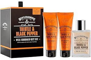 ‎SCOTTISH FINE SOAPS Scottish Fine Soaps Thistle & Black Pepper Well Groomed Gift Set